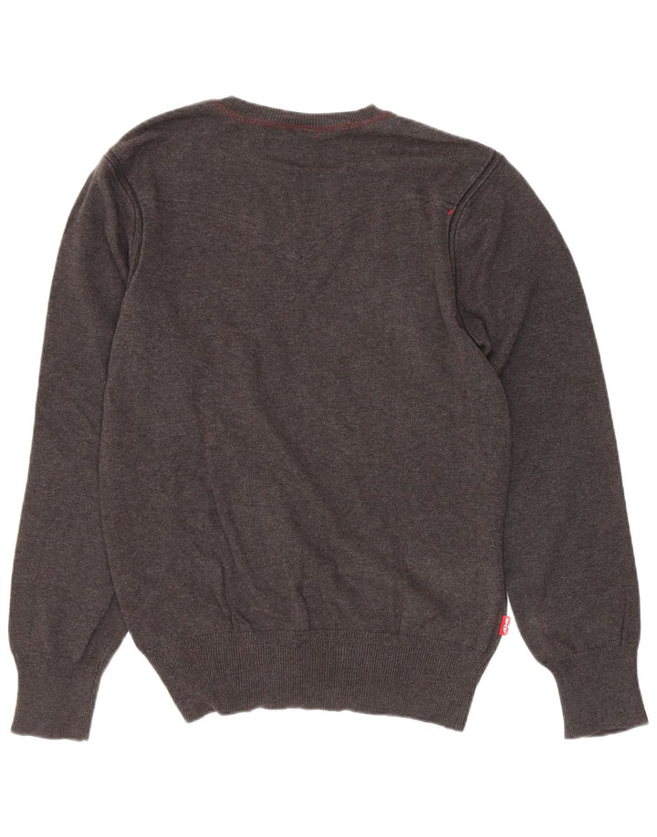 Ανδρικό πουλόβερ Levi's V-Neck Jumper Μικρό Γκρι βαμβακερό
