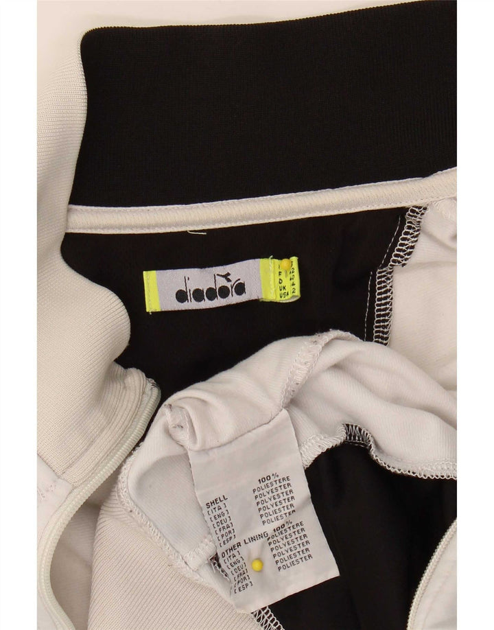 Γυναικεία αθλητική φόρμα Diadora Top Jacket UK 14 Large White Polyester