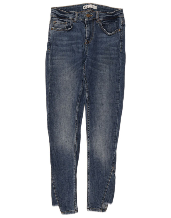 Zara Γυναικείο Skinny Jeans EU 34 2XS W24 L26 Blue