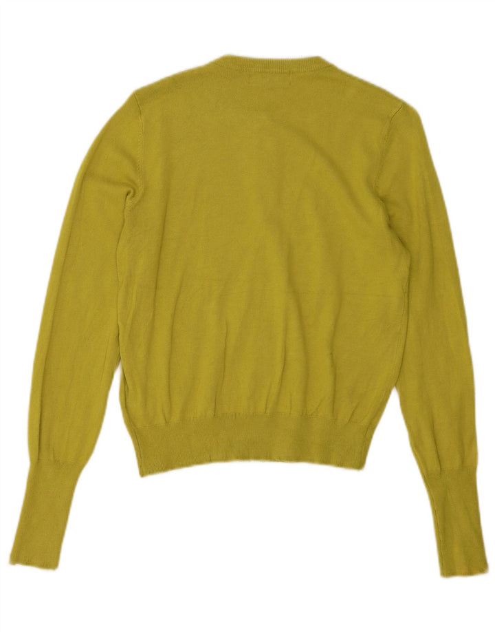 Marks & Spencer Γυναικεία ζακέτα πουλόβερ UK 10 Small Green Viscose