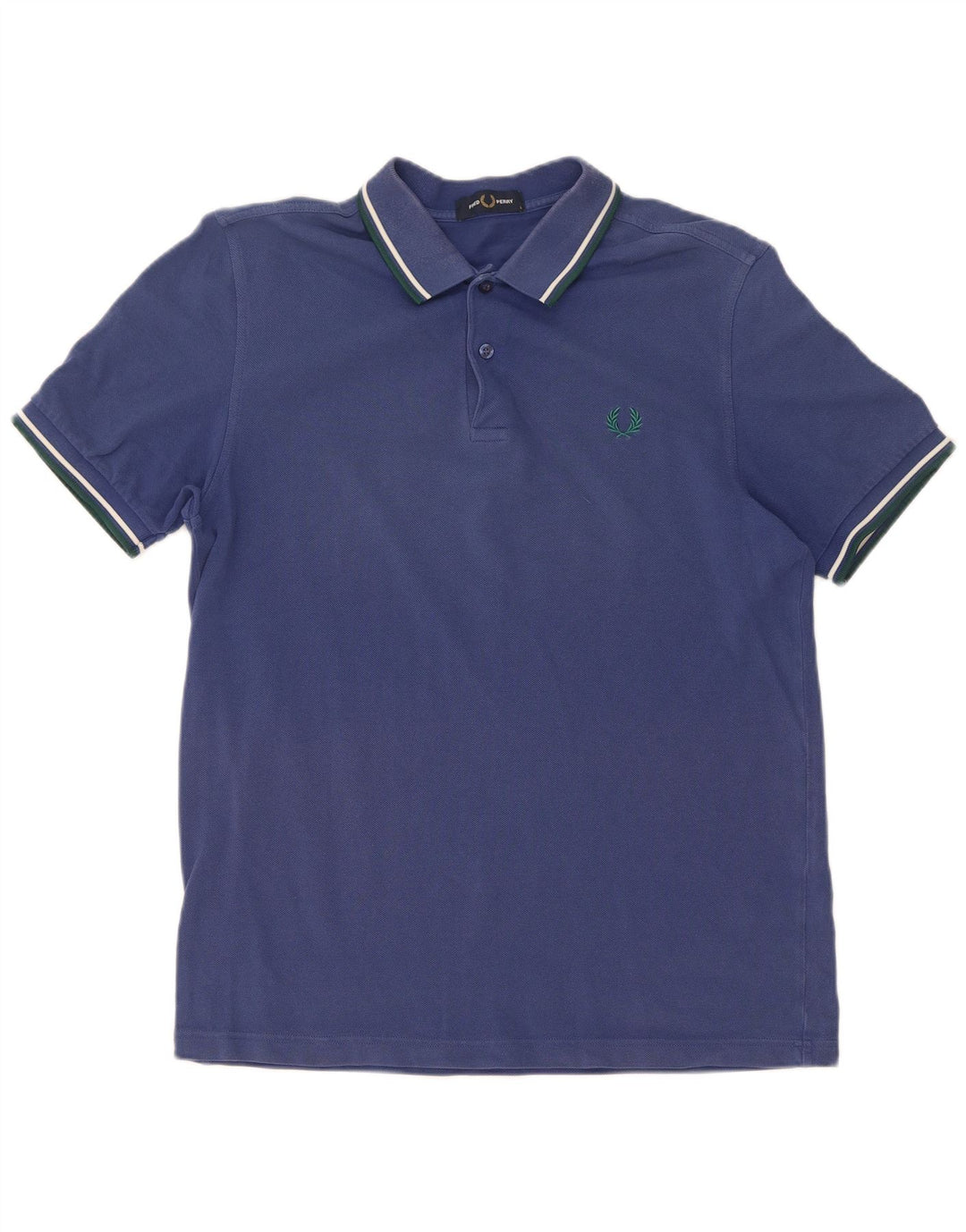 Fred Perry Ανδρικό Πόλο Μπλουζάκι Μεγάλο Μπλε Βαμβακερό ριγέ