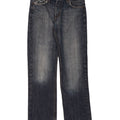Lee Womens Seattle Straight Jeans W33 L34 Navy Blue Cotton