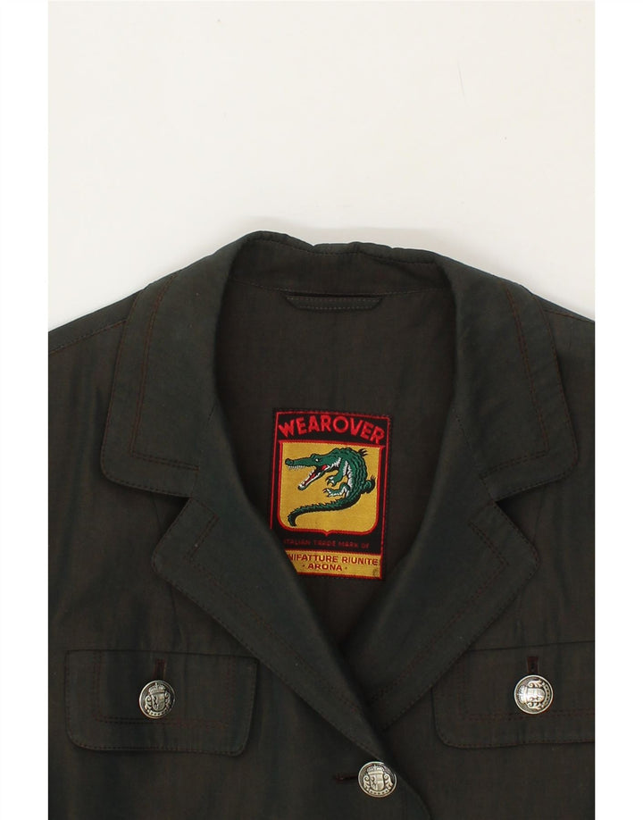 VINTAGE Womens Overcoat UK 16 Large Green Vintage Vintage and Second-Hand Vintage from Messina Hembry 