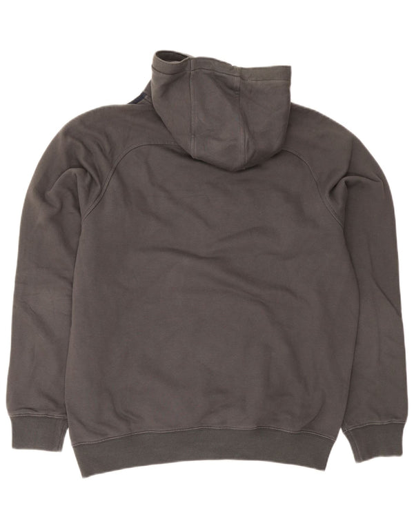 Ανδρικά γραφικά κουκούλα Champion Large Grey Cotton Sports