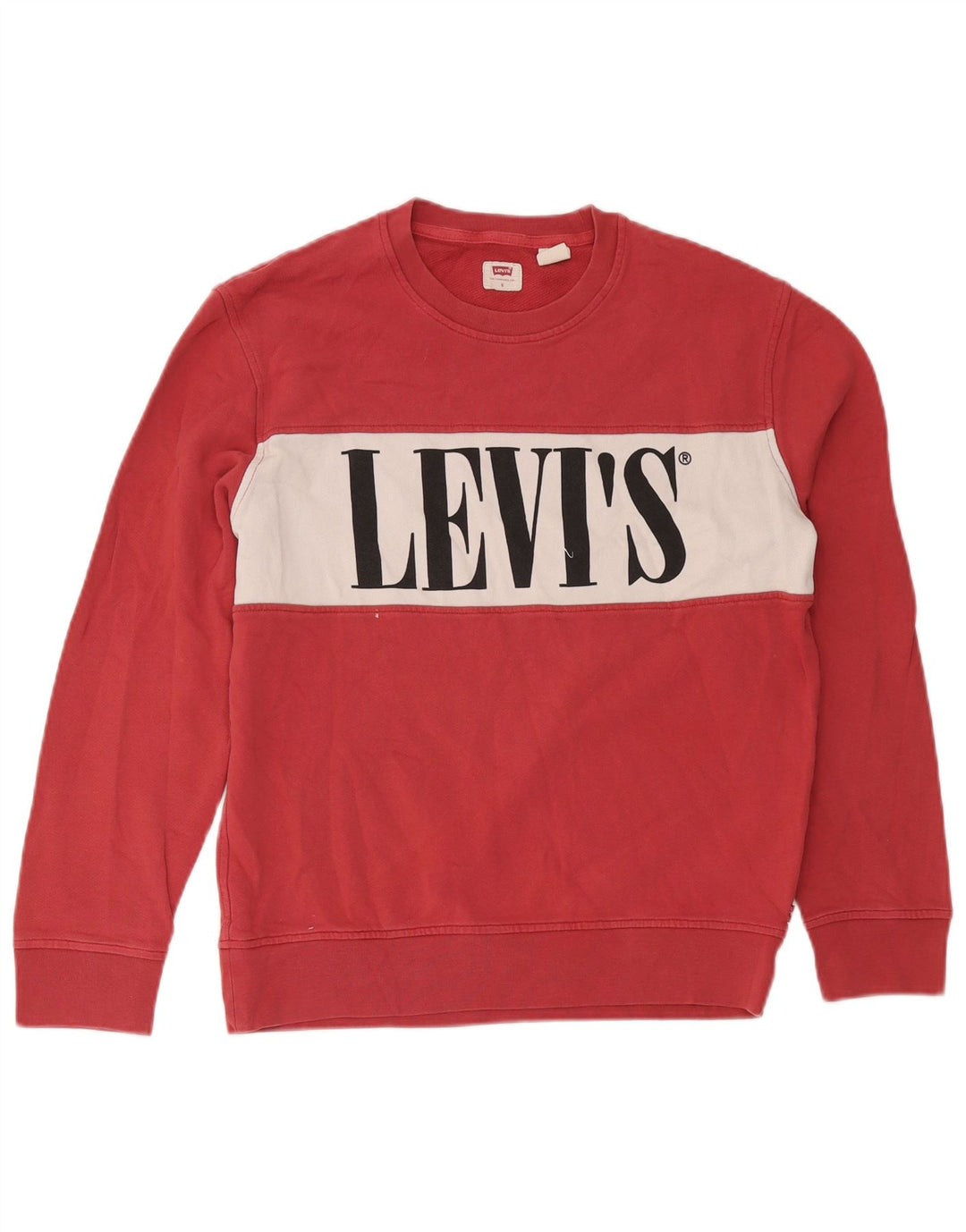 Ανδρικό γραφικό φούτερ Levi's Small Pink Colourblock Βαμβακερό