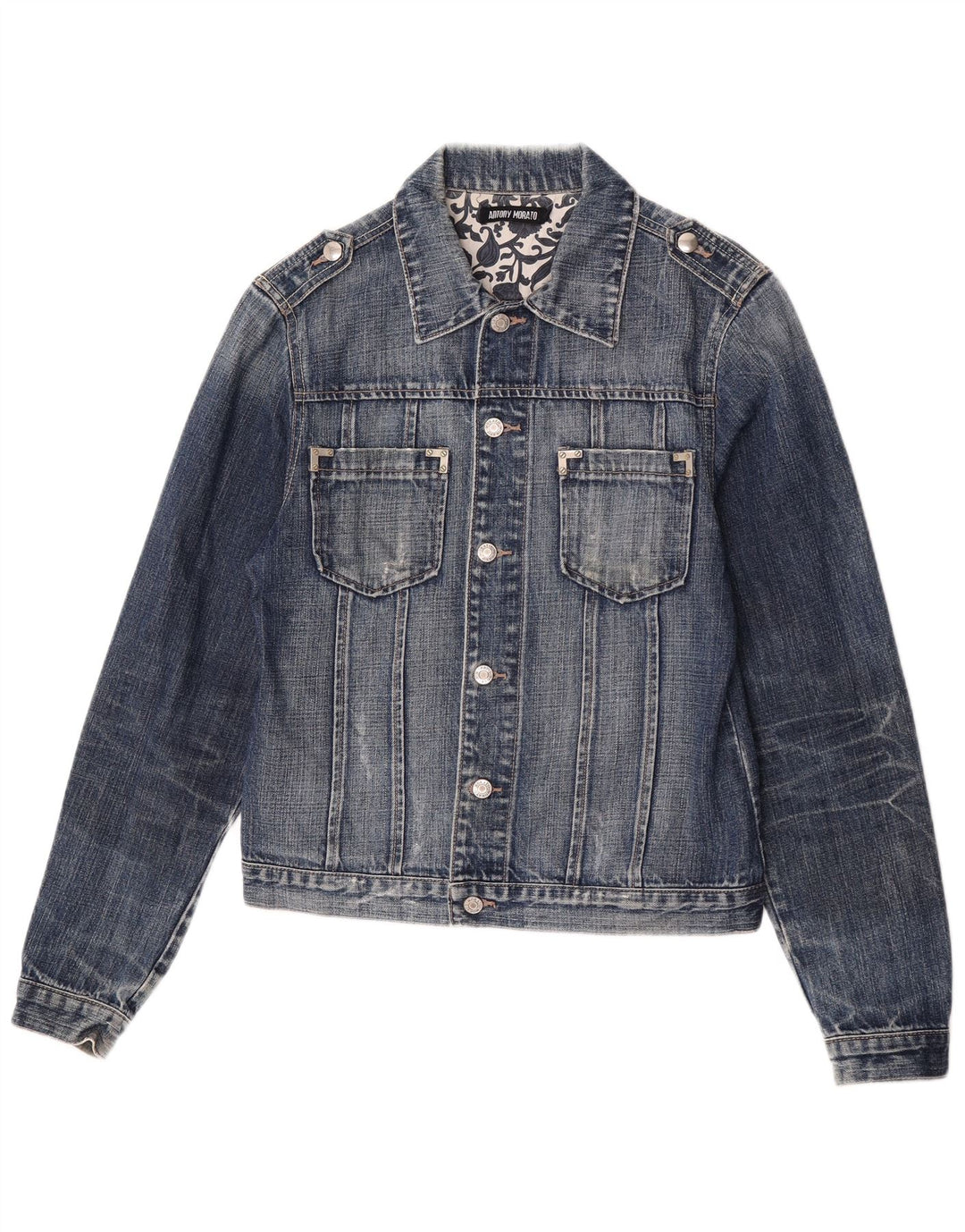 Antony Morato Γυναικείο Τζιν Μπουφάν IT 44 Medium Blue
