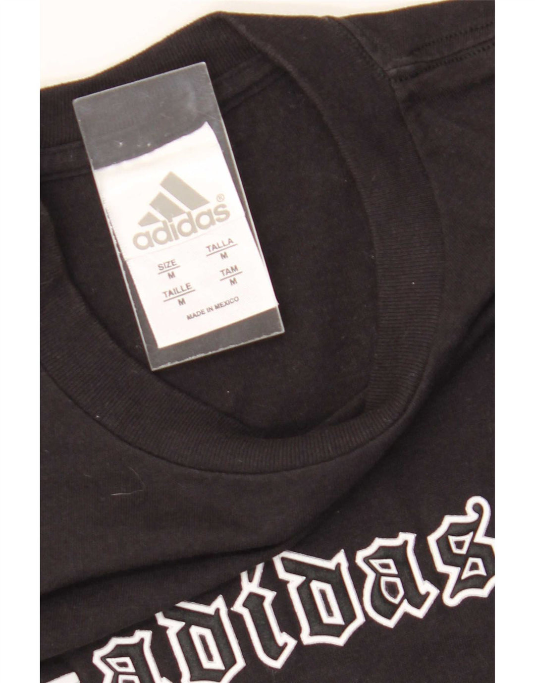 Ανδρικό γραφικό T-Shirt Adidas Top Medium Μαύρο