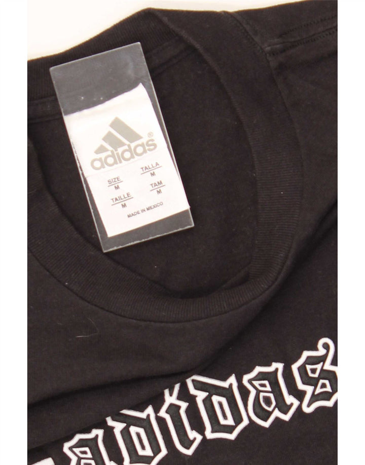 Ανδρικό γραφικό T-Shirt Adidas Top Medium Μαύρο