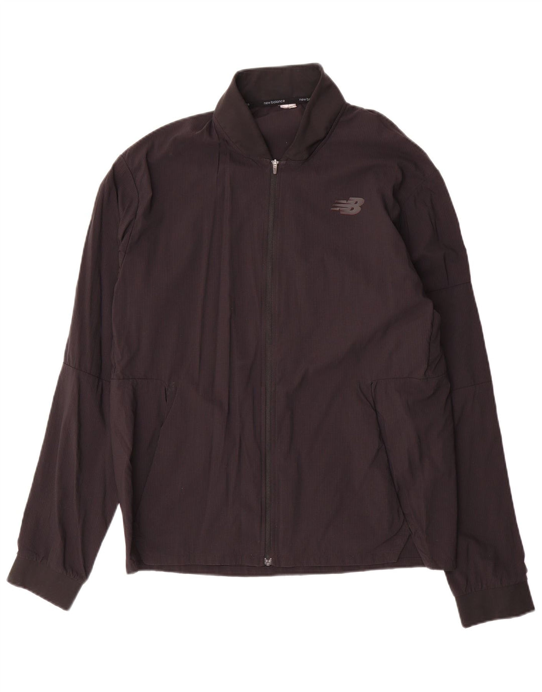 Ανδρική αθλητική φόρμα NEW BALANCE Top Jacket Μεσαίο Μαύρο