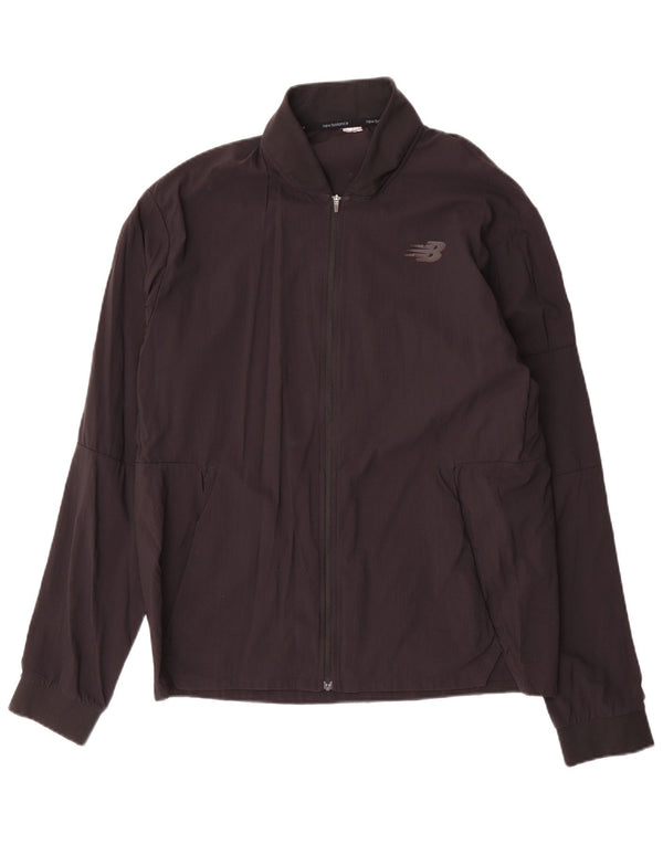 Ανδρική αθλητική φόρμα NEW BALANCE Top Jacket Μεσαίο Μαύρο