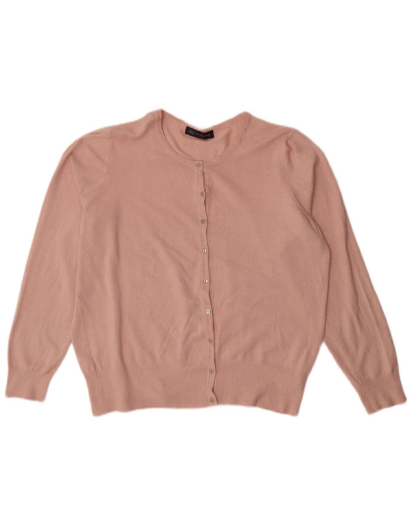 Marks & Spencer Γυναικεία ζακέτα πουλόβερ UK 18 XL Ροζ βισκόζη