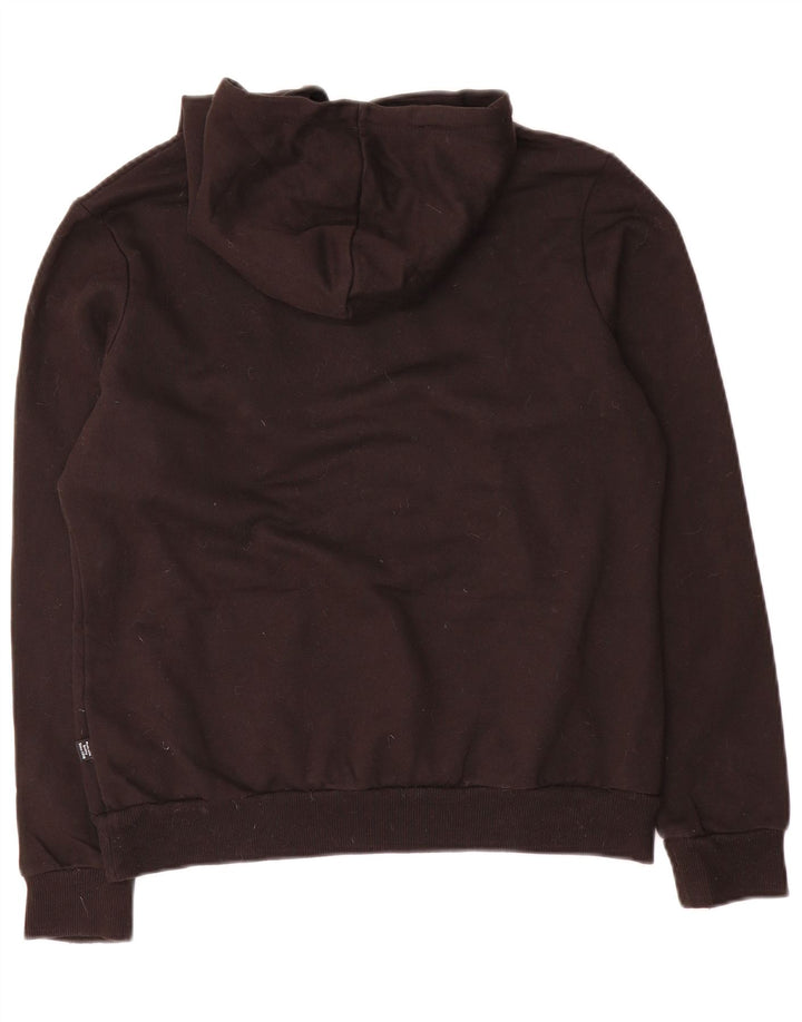 Puma Γυναικείο Γραφικό Hoodie Jumper UK 14 Medium Black