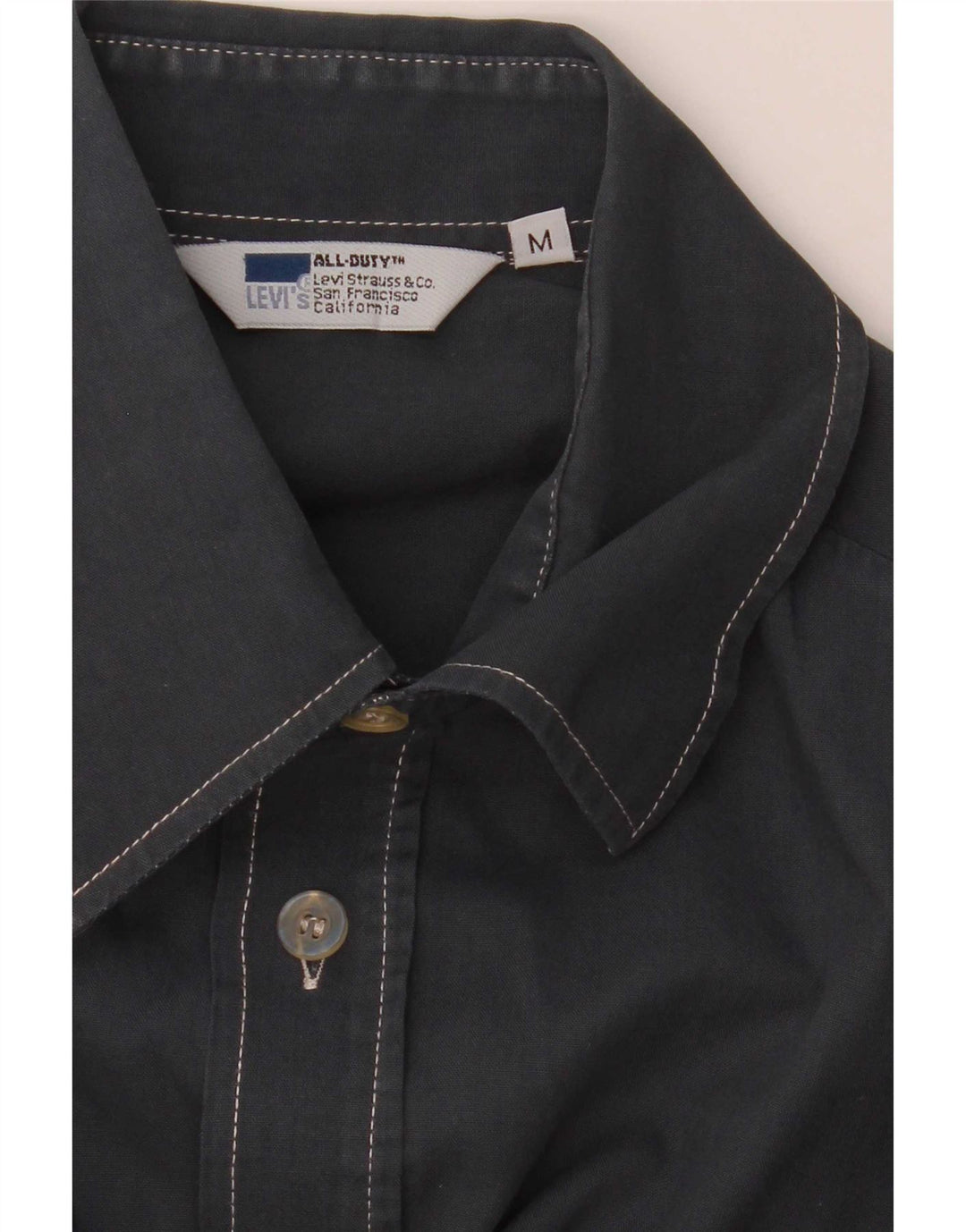 Ανδρικό κοντομάνικο πουκάμισο Levi's σε γκρι χρώμα