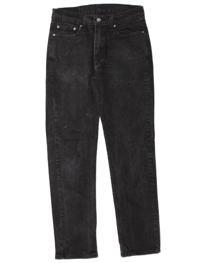 Levi's Mens 514 Straight Jeans W30 L30 Μαύρο Βαμβακερό