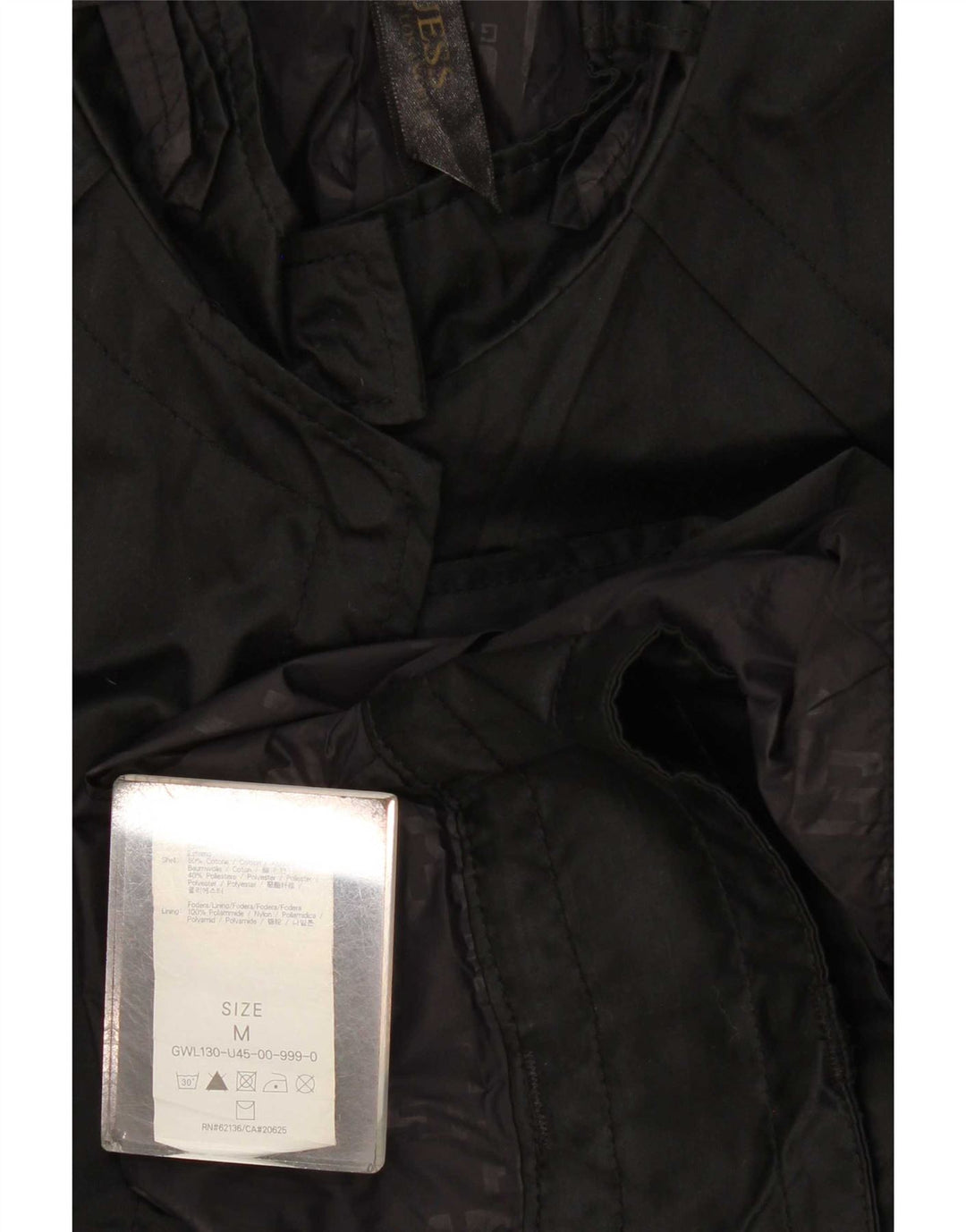 Guess Γυναικείο Bomber Jacket UK 12 Medium Black Polyamide