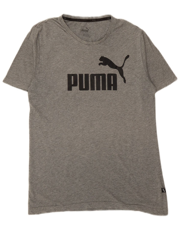 Ανδρικό γραφικό T-Shirt PUMA Top Medium Grey