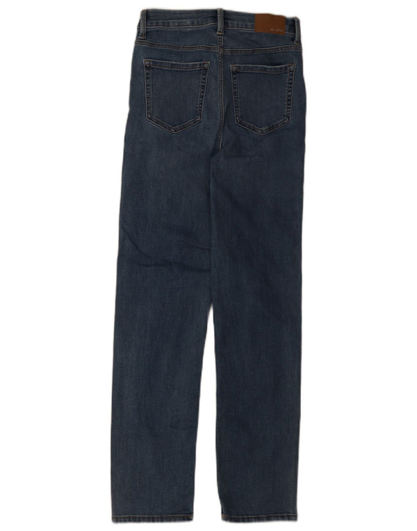 Marks & Spencer Γυναικεία Sienna Straight Jeans UK 8 Small W26 L28 Blue Cotton
