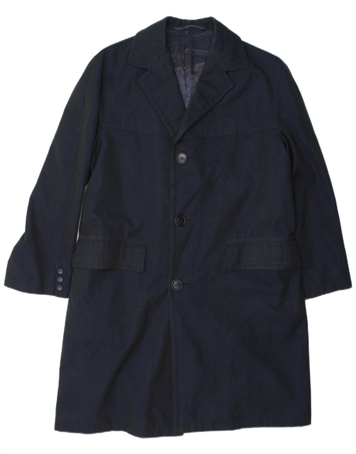 Ανδρικό πανωφόρι Senator UK 38 Medium Navy Blue Wool