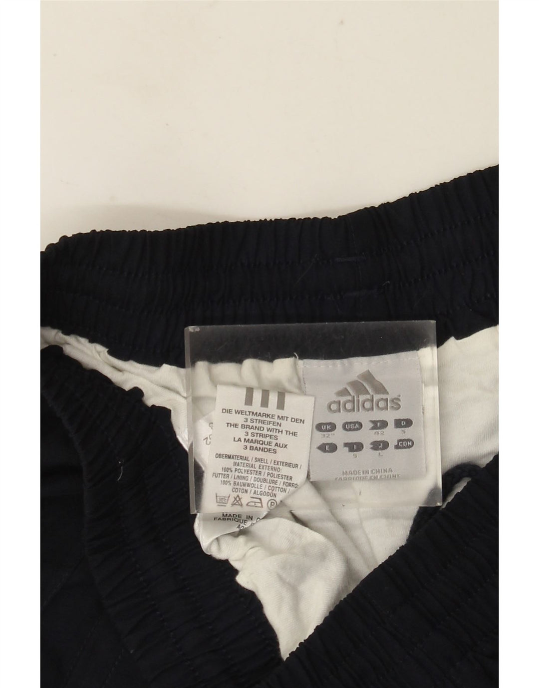 Ανδρικό αθλητικό σορτς Adidas από μεσαίο μπλε ναυτικό πολυεστέρα