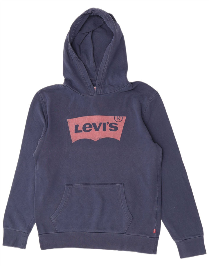 Ανδρικό γραφικό κουκούλα Levi's, μεσαίο ναυτικό, βαμβακερό