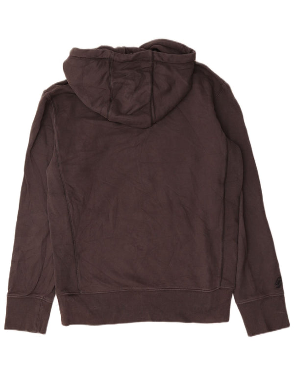 Superdry Ανδρικό μπλουζάκι με κουκούλα, μικρό γκρι βαμβακερό
