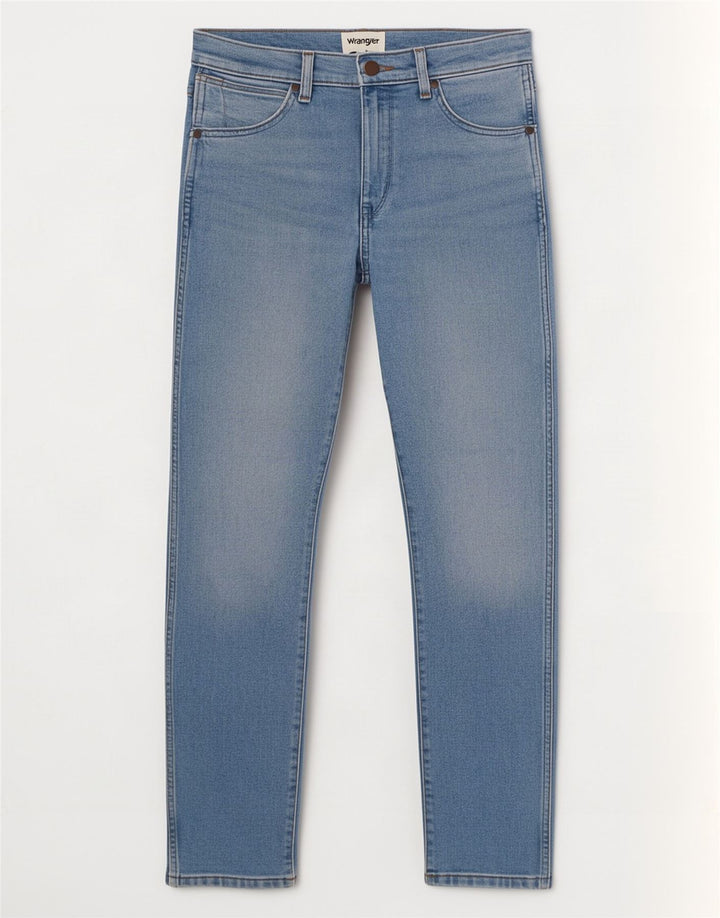 Ανδρικό τζιν Wrangler Larston Slim W28 L32 Μπλε βαμβακερό