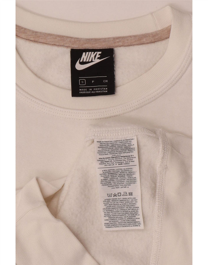 Γυναικεία φούτερ Nike Jumper UK 10 Small White Cotton