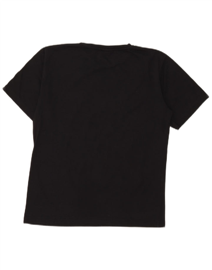 Γυναικείο γραφικό μπλουζάκι Puma Top UK 12 μεσαίο μαύρο πολυεστέρα