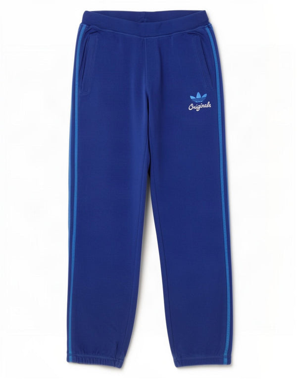 Γυναικεία αθλητική φόρμα Adidas Παντελόνι Joggers UK 10 Small μπλε βαμβακερό
