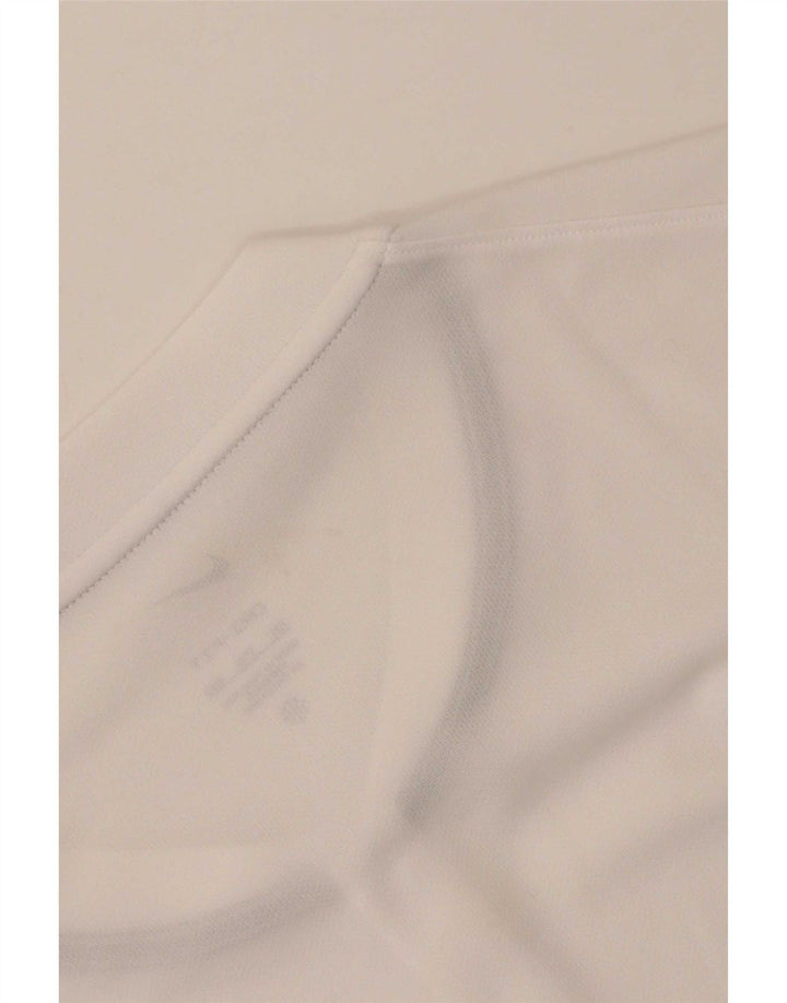 Ανδρικό T-shirt Nike Dri Fit Top 2XL λευκό πολυεστέρα