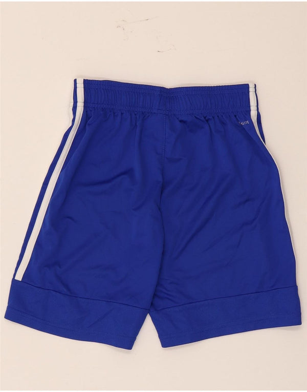 Αθλητικό σορτς Adidas Boys Climalite 11-12 ετών μπλε πολυεστέρα