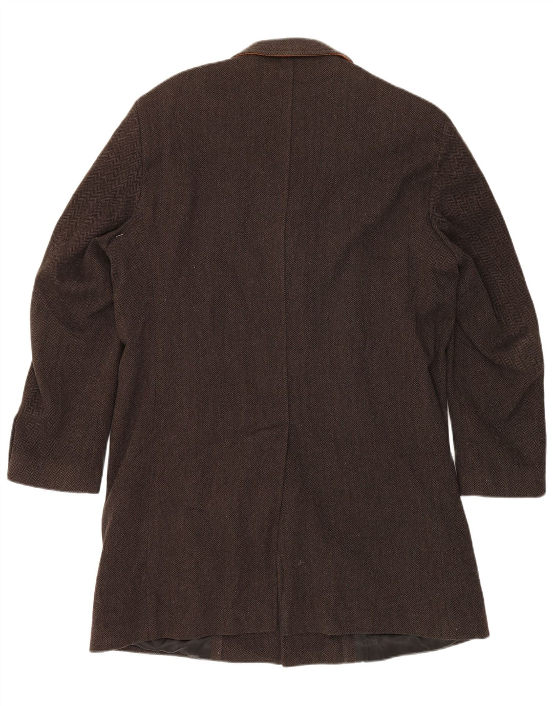 Ανδρικό παλτό GANT UK 42 XL Μαλλί ψαροκόκαλο καφέ