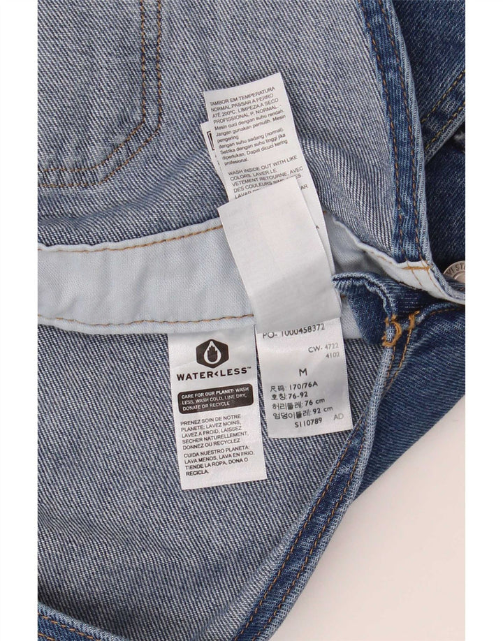 Levi's Mens Cargo Dungarees Jeans Medium W36 L30 Blue Cotton