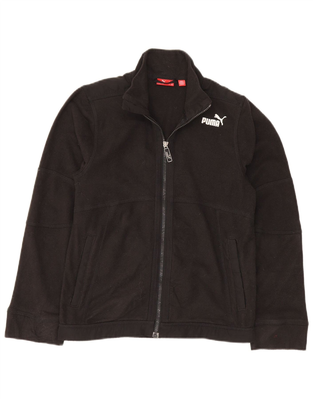 Puma Boys Fleece Jacket 11-12 Years Black Polyester
