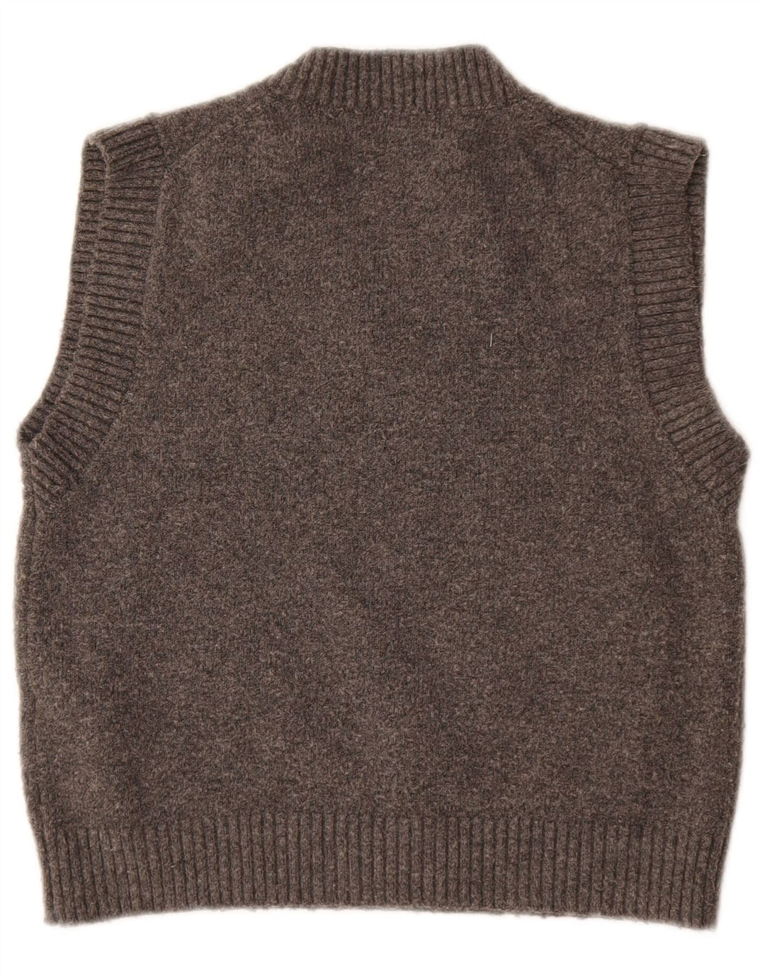 Zara Γυναικείο γιλέκο Crop Tank Top UK 10 Small Grey Wool