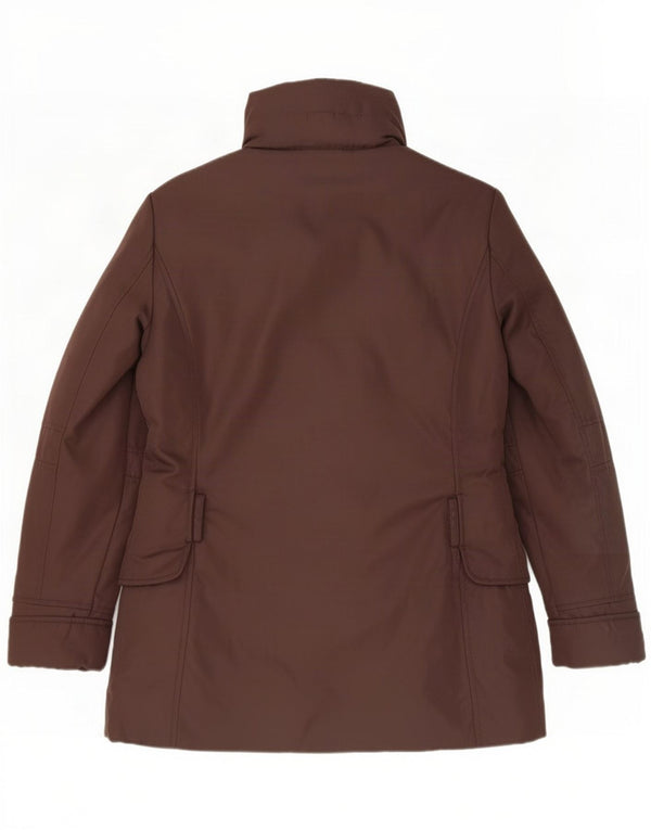 PEUTEREY Γυναικείο μπουφάν UK 14 Large Brown Polyamide