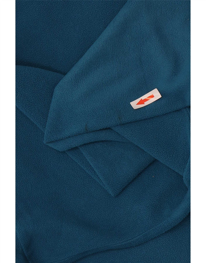 Jack Wolfskin Ανδρικό φερμουάρ με λαιμόκοψη Fleece UK 36/38 Medium Blue Polyester