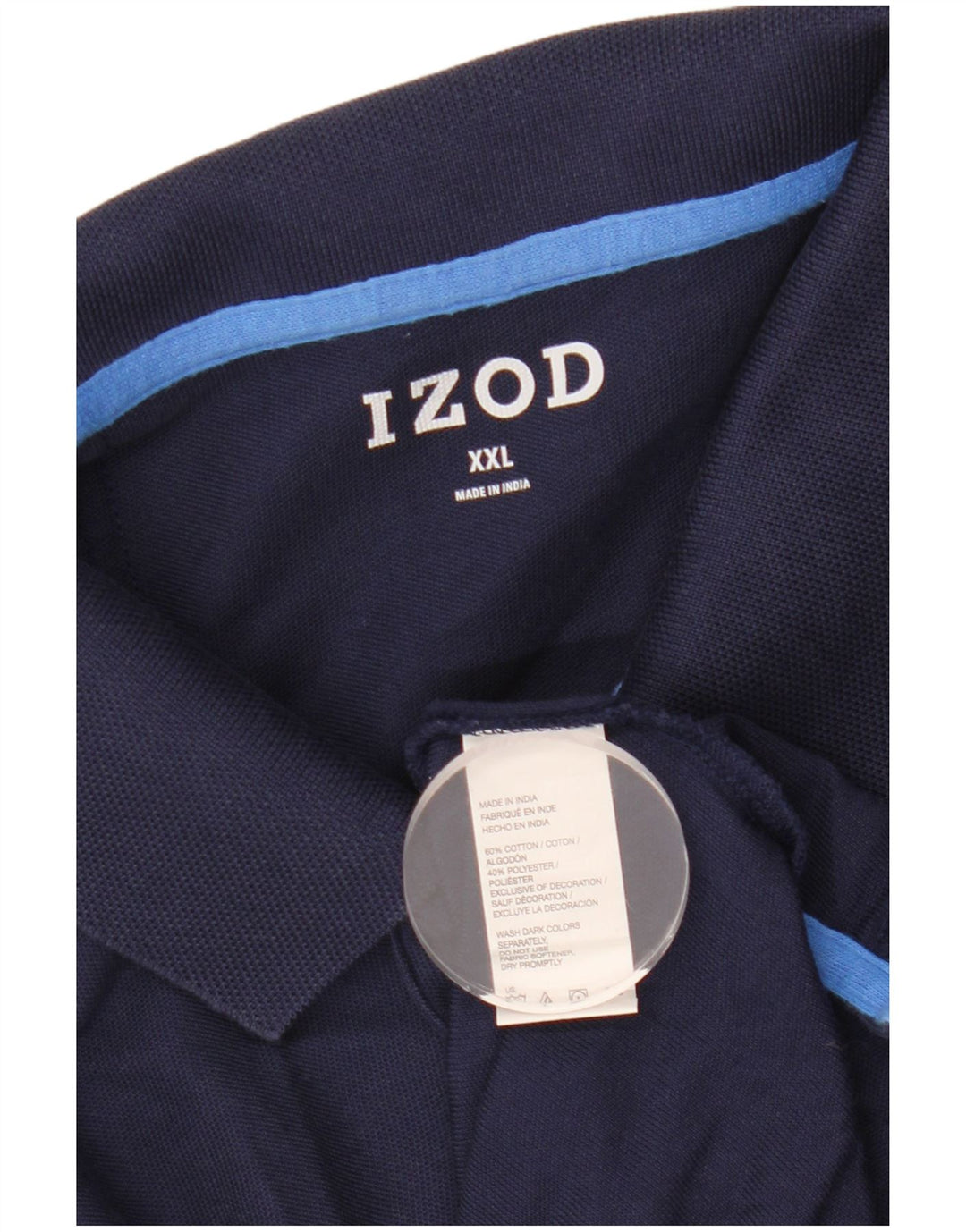 Ανδρικό μπλουζάκι πόλο IZOD 2XL Navy Blue Βαμβακερό