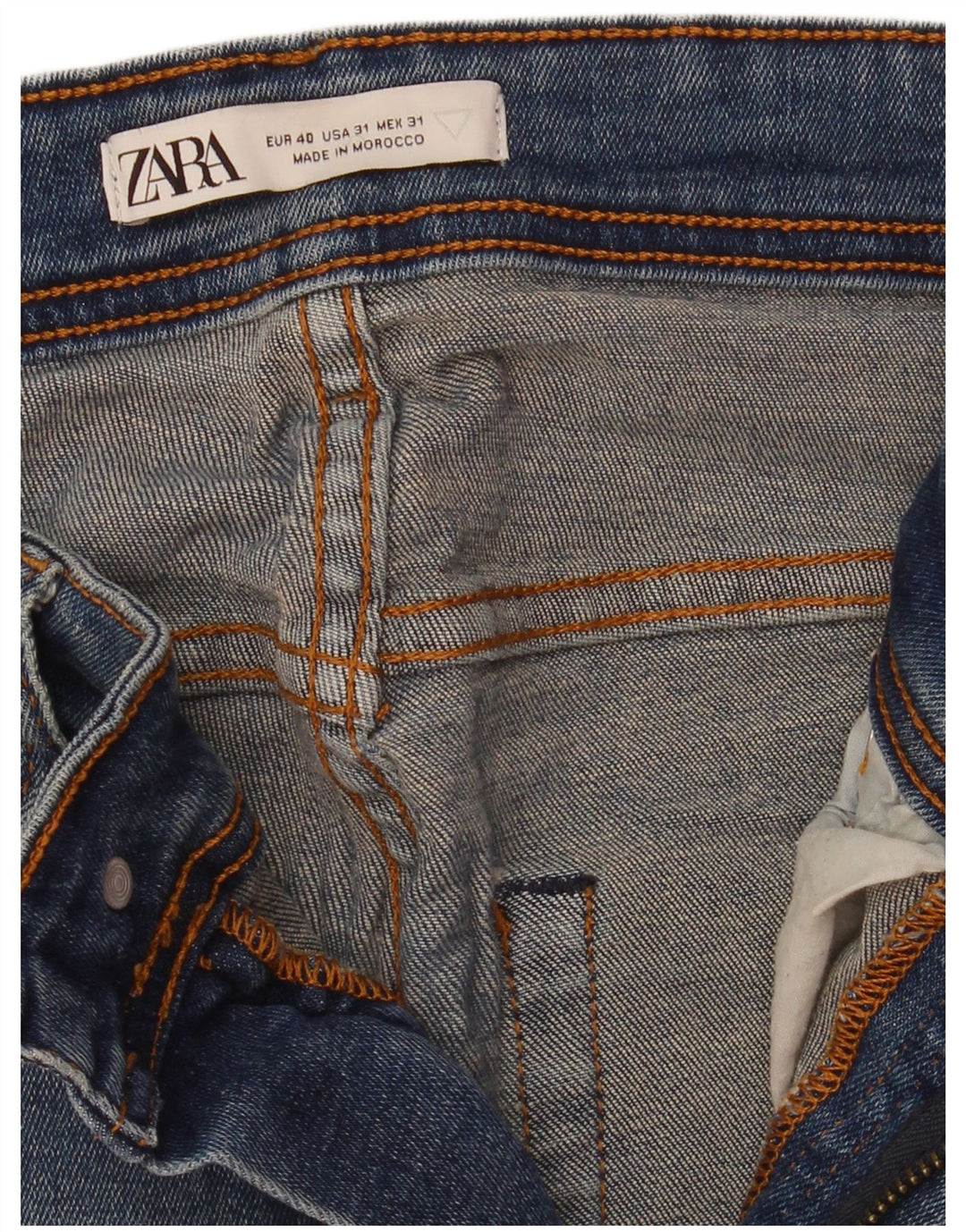 Zara Ανδρικό Skinny Jeans EU 40 Medium W31 L32 Blue