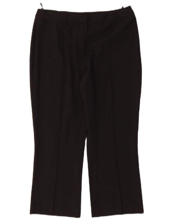 Marks & Spencer Γυναικείο Cropped Παντελόνι UK 14 Medium W30 L23 Black