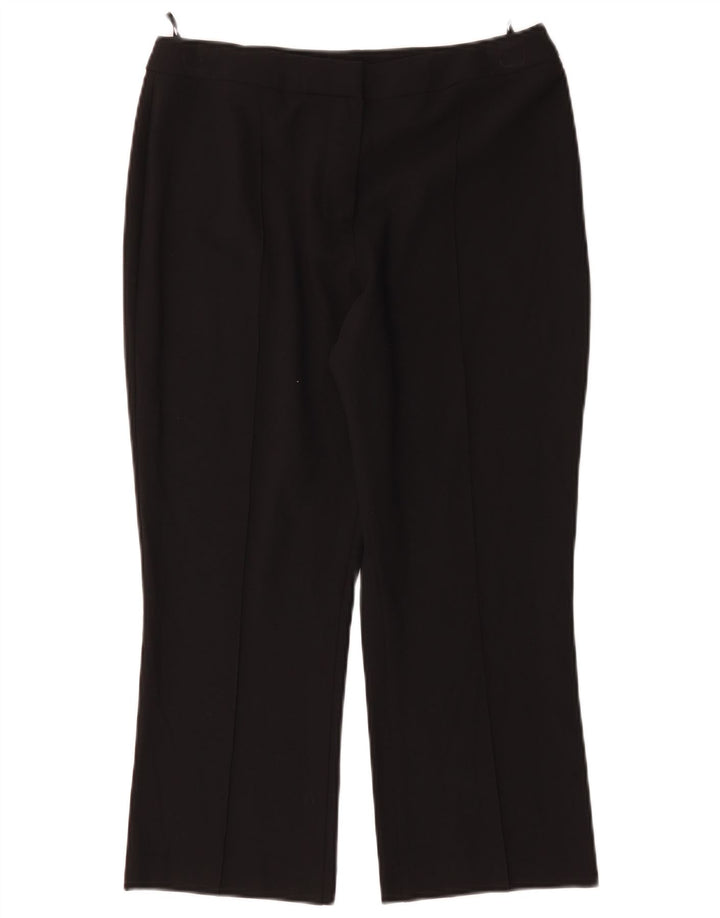Marks & Spencer Γυναικείο Cropped Παντελόνι UK 14 Medium W30 L23 Black