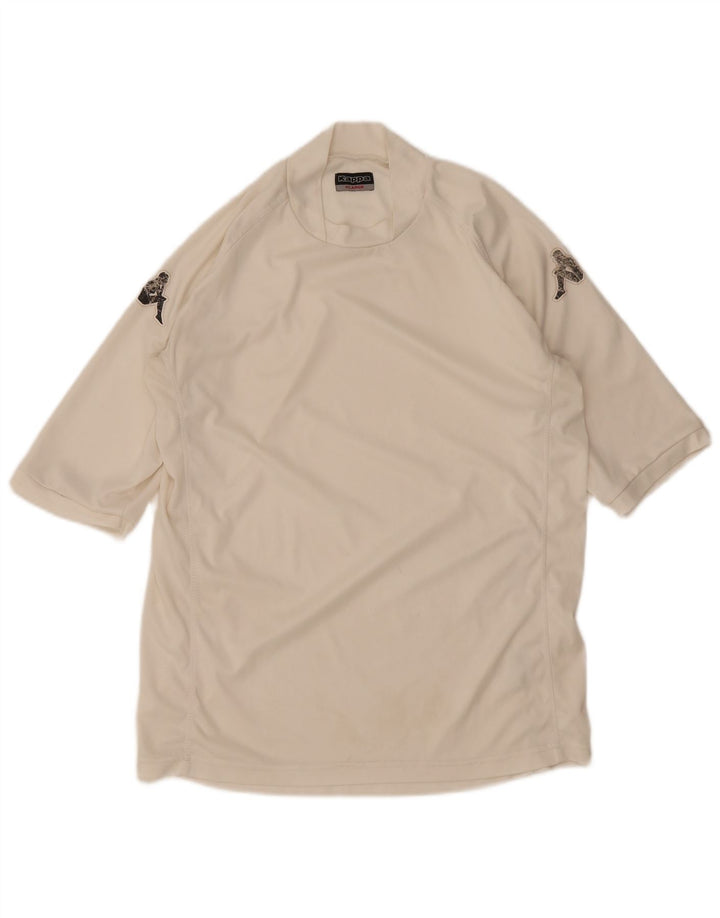 Ανδρικό γραφικό T-Shirt Kappa Top XL Λευκό
