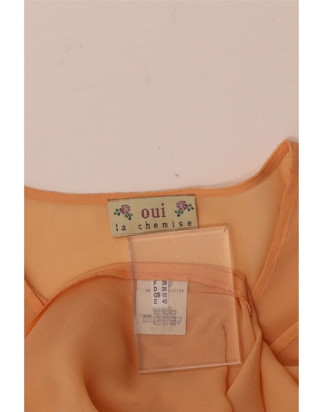 Γυναικείο πουκάμισο Oui Μπλούζα UK 10 Small Polyester πορτοκαλί