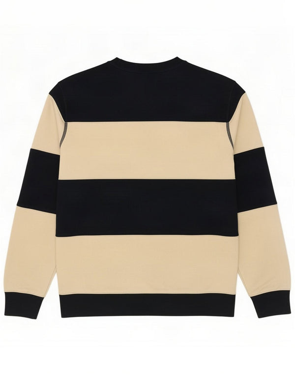 Ανδρική φούτερ Marks & Spencer Jumper Medium Blue Navy ριγέ βαμβακερή