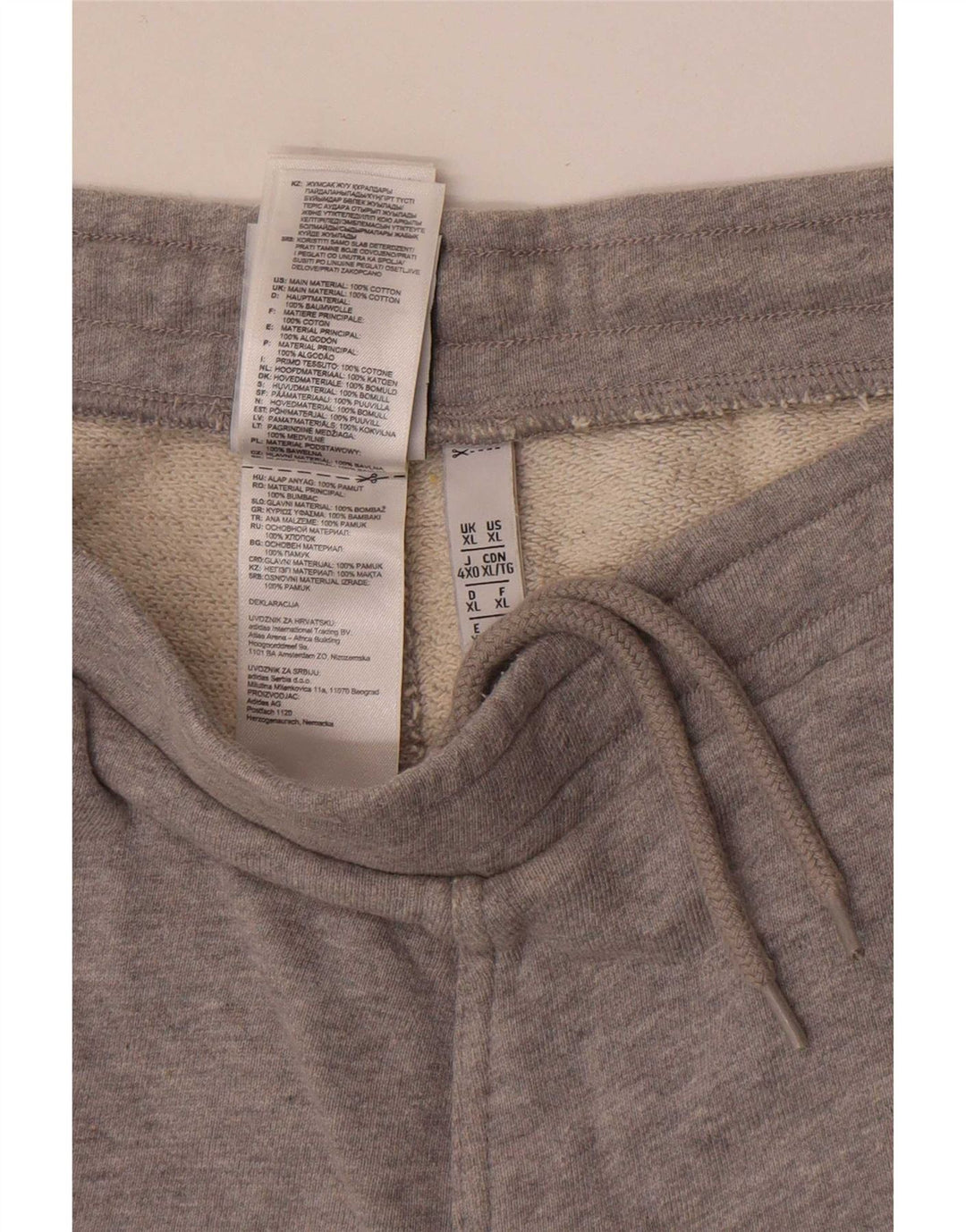 Ανδρικό αθλητικό σορτς Adidas XL γκρι βαμβακερό