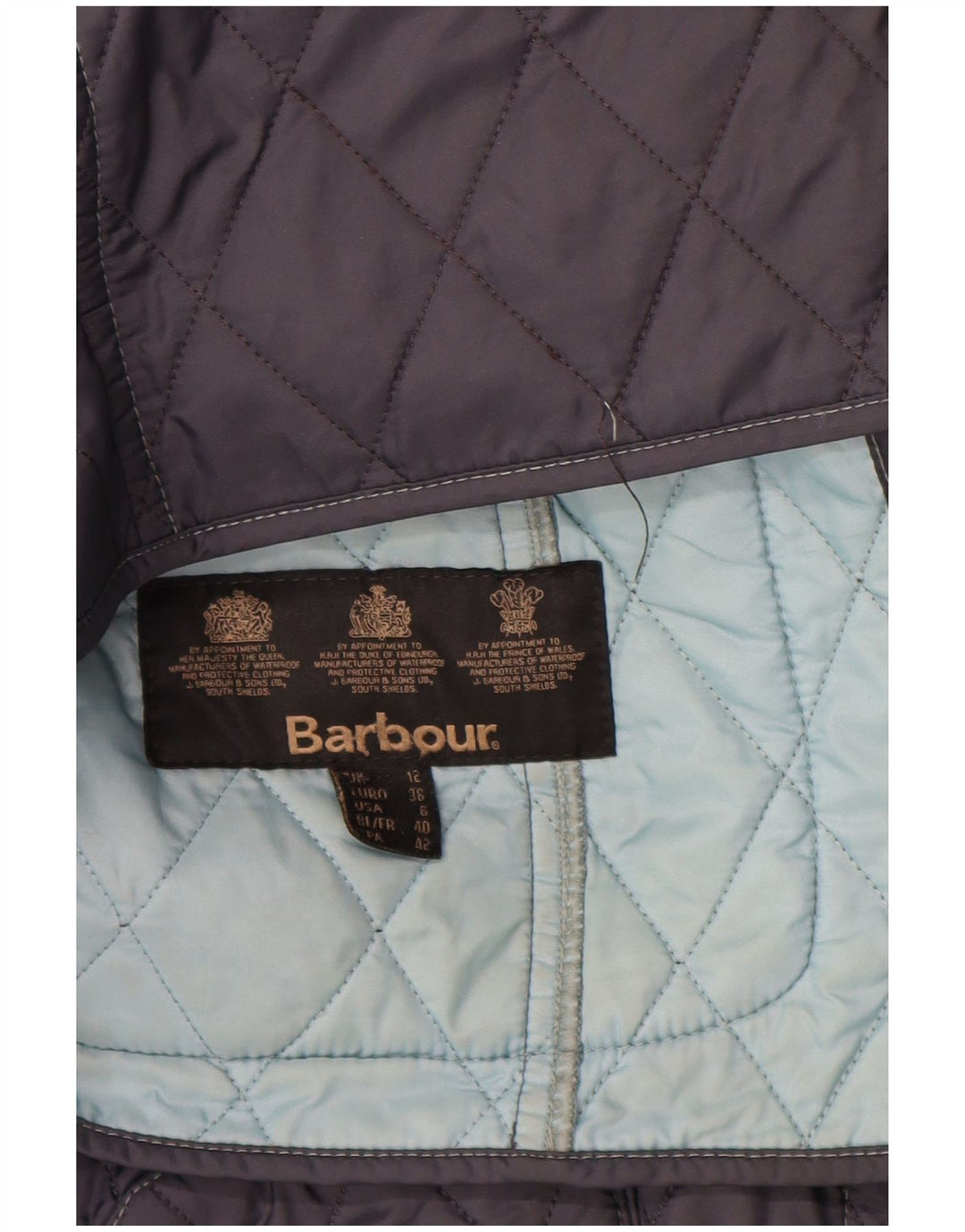 Γυναικείο καπιτονέ μπουφάν Barbour UK 12 Medium Navy Blue Polyamide