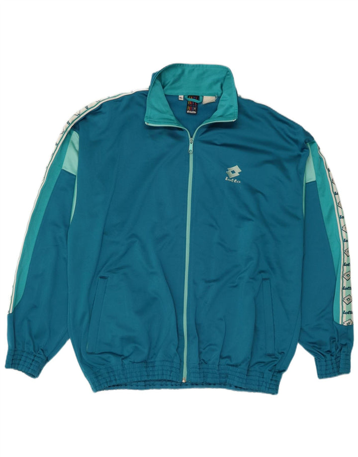 Lotto Ανδρική Γραφική Πλήρης Φόρμα XL Blue Colourblock