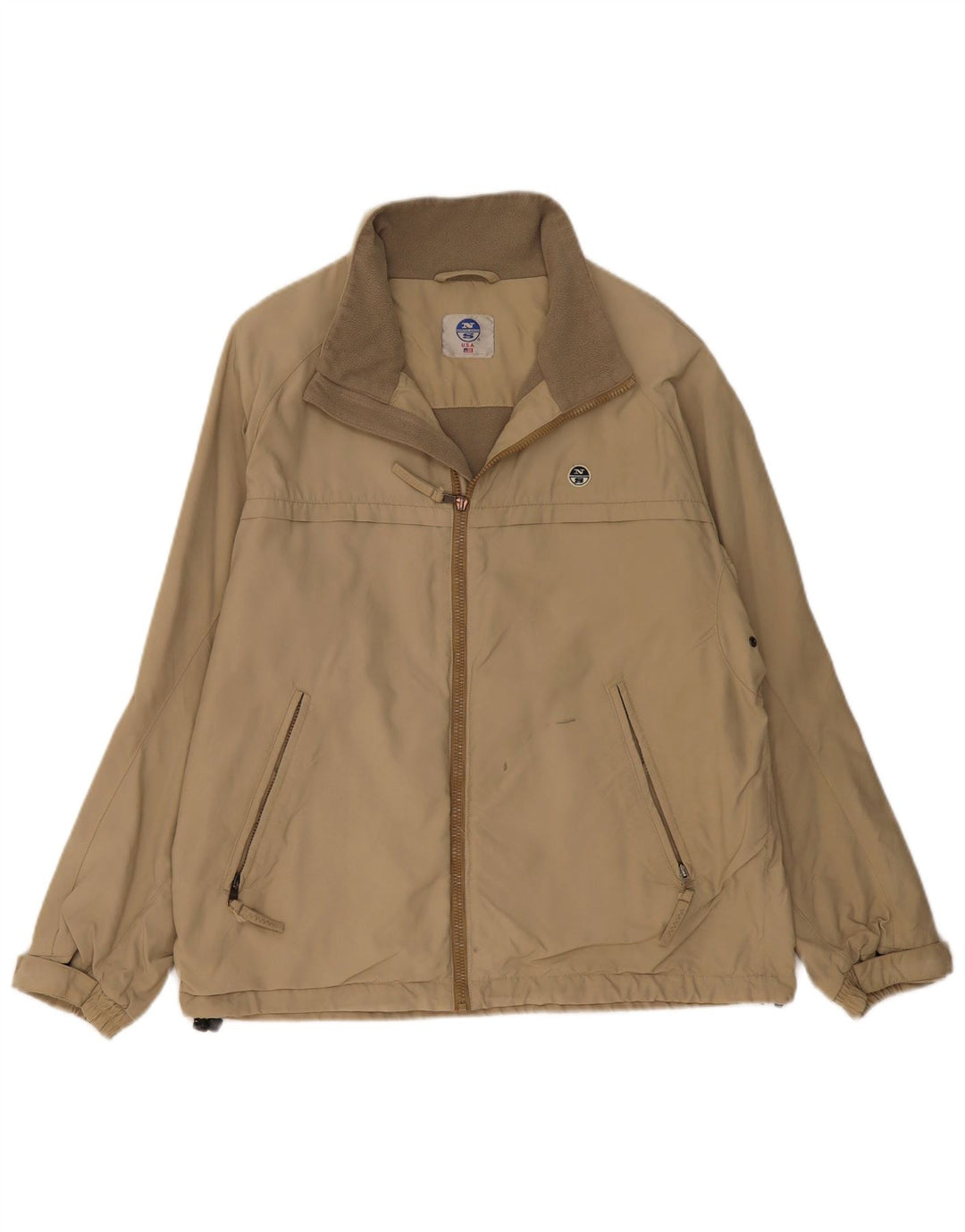 Ανδρικό μπουφάν North Sails Windbreaker UK 38 Medium Beige Polyamide