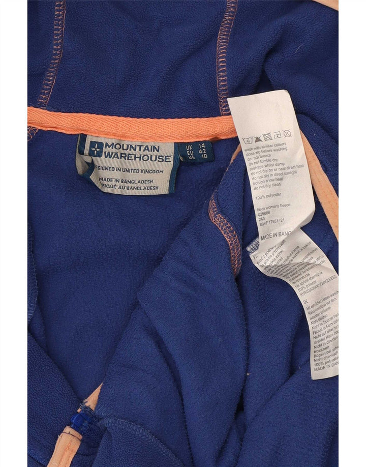 Mountain Warehouse Γυναικείο Fleece Jacket UK 14 Large Blue Polyester