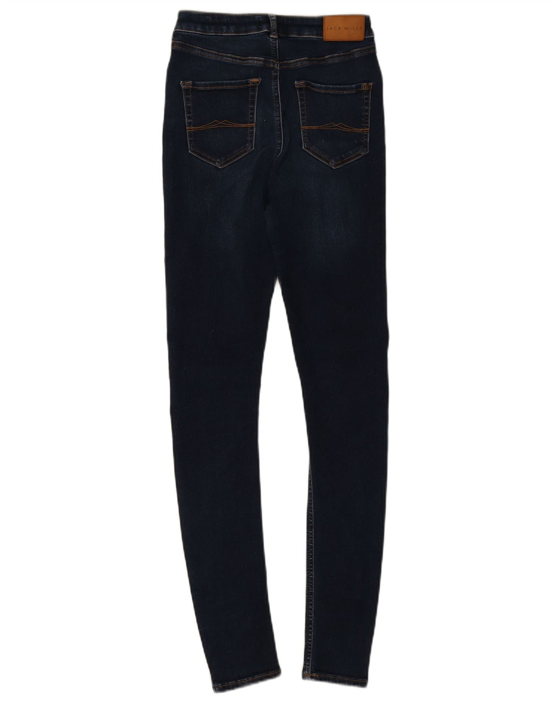 JACK WILLS Womens Skinny Jeans W26 L29 Navy Blue Polyester